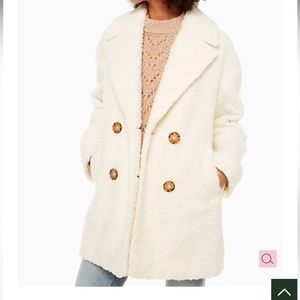 Kate Spade Broome Street Teddy Coat, sz S
